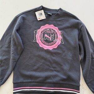 Puma Youth XL NWT Crewneck Sweatshirt with Pink Logo